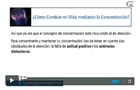 Videos Crecimiento Personal motivacion hábito concentracion automotivación atencion distraccion actitud positiva estímulos distractores tecnicas de concentración
